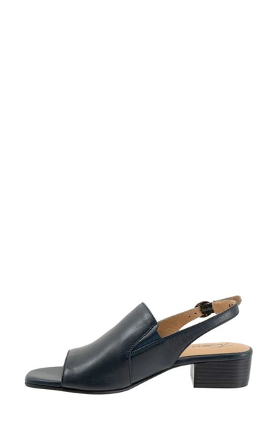 Shop Trotters Nila Slingback Sandal In Navy