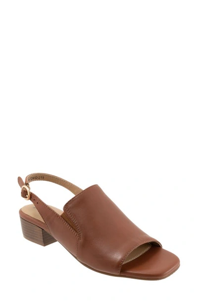 Shop Trotters Nila Slingback Sandal In Luggage