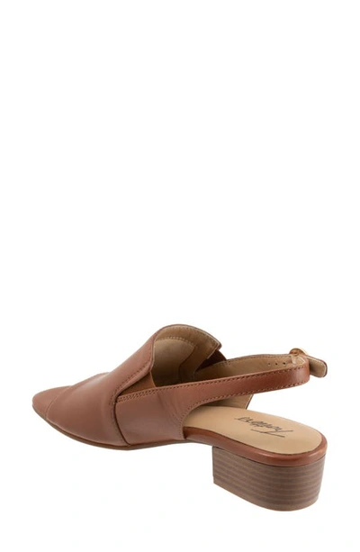 Shop Trotters Nila Slingback Sandal In Luggage