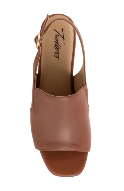 Trotters Nila Slingback Sandal In Luggage