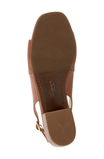 Shop Trotters Nila Slingback Sandal In Luggage