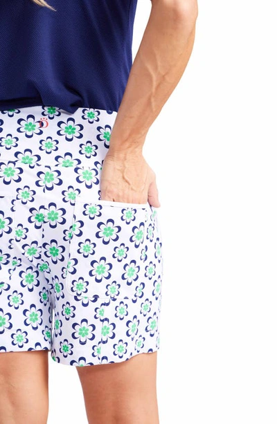Shop Kinona Carry My Cargo Floral Golf Shorts In Wallpaper Floral