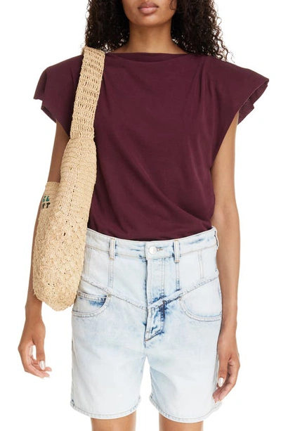 Isabel Marant Small Praia Raffia Tote In Natural