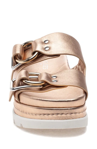 Shop J/slides Nyc Jslides Baha Slide Sandal In Rose Gold