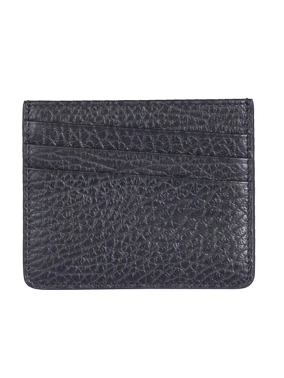 Shop Maison Margiela Four Stitches Card Holder In Black