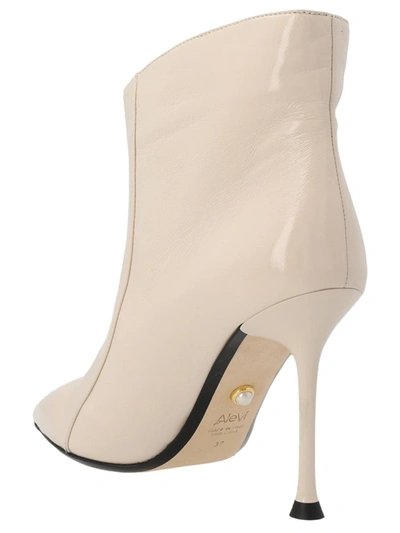 Shop Alevì 'cher' Ankle Boots In White