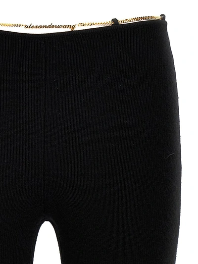 Alexander Wang Erino Wool Bootcut Pants In Black