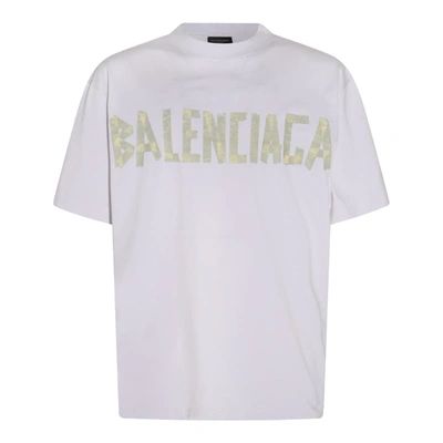 Shop Balenciaga T-shirts And Polos White