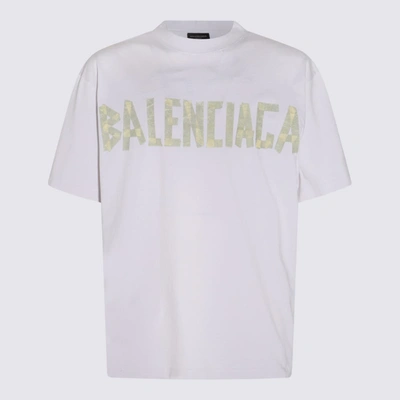 Shop Balenciaga T-shirts And Polos White