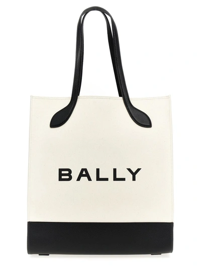 Shop Bally Shopping 'bar Keep On' In White/black