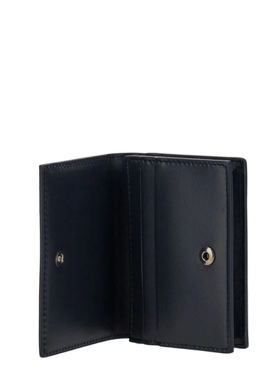 Shop Dolce & Gabbana Black Card-holder With Logo Detail In Leather Man
