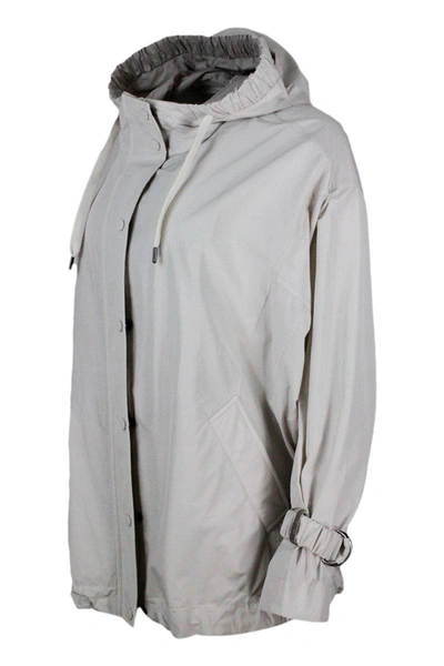 Shop Brunello Cucinelli Jackets In Gesso