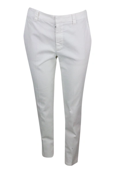 Shop Brunello Cucinelli Trousers In White