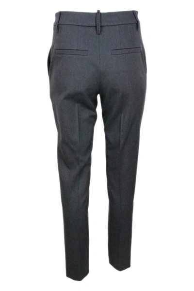 Shop Brunello Cucinelli Trousers In Grey
