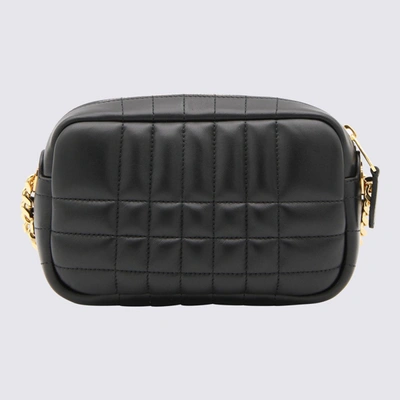 Shop Burberry Black Leather Lola Crossbody Bag