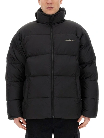 Shop Carhartt Wip Jacket With Logo In Black