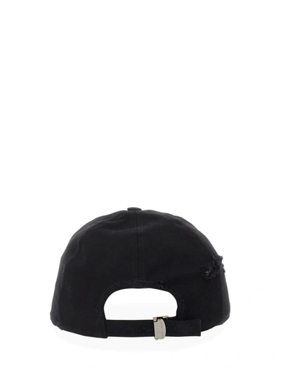 Shop Dolce & Gabbana Baseball Cap With Logo Plaque In Black