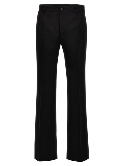 Shop Dolce & Gabbana Flare Pants In Black