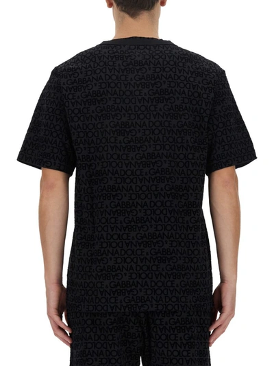 Shop Dolce & Gabbana T-shirt With Logo In Black