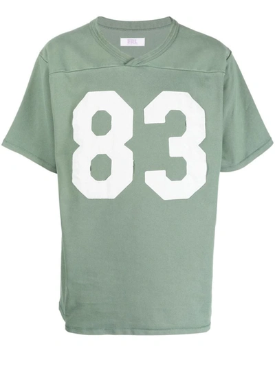 Shop Erl Football Shirt Knit Clothing In Green
