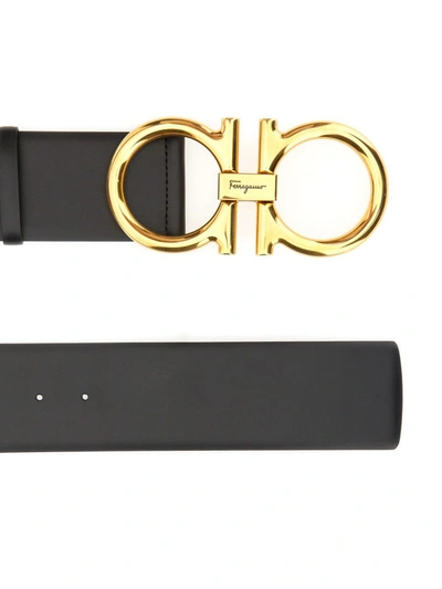 Shop Ferragamo High Belt Hooks In Black