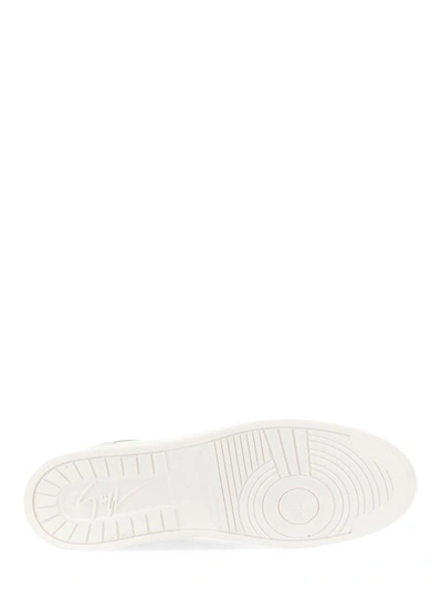 Shop Giuseppe Zanotti Sneaker With Logo In White