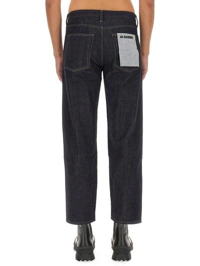 Shop Jil Sander Jeans In Denim In Blue