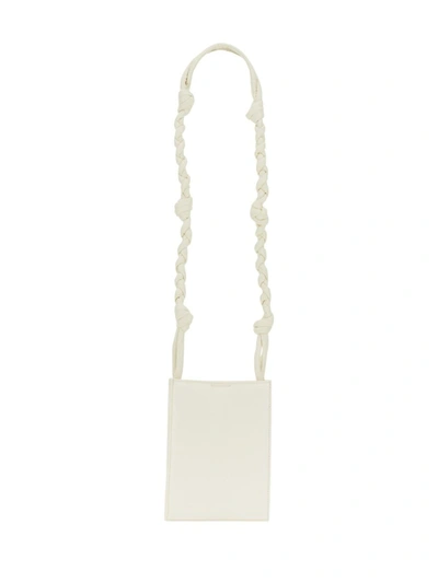 Shop Jil Sander Small Padded Tangle Bag In White