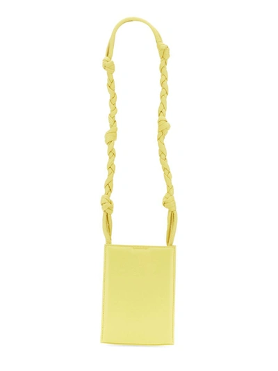 Shop Jil Sander Small Padded Tangle Bag In Yellow
