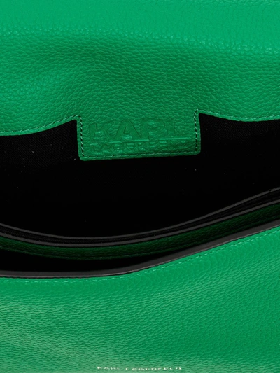 Shop Karl Lagerfeld 'k/seven' Small Crossbody Bag In Green