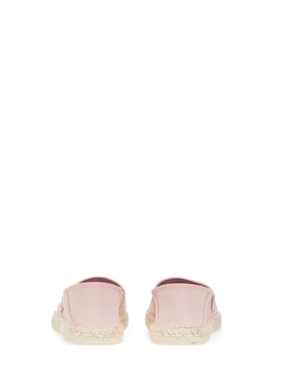 Shop Kenzo Espadrille With Logo In Pink