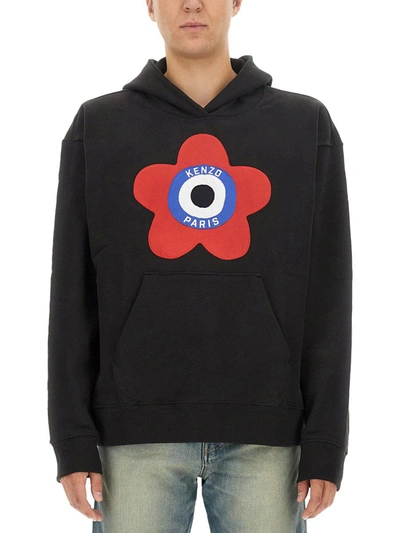 Shop Kenzo Target Sweatshirt In Black