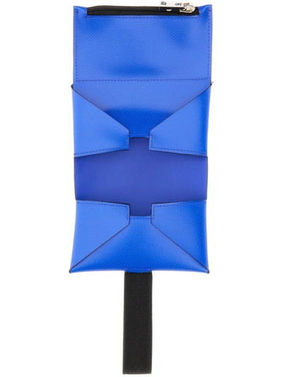 Shop Marni Origami Wallet In Blue