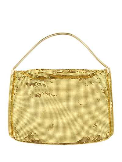 Shop Paco Rabanne "pixel Tube" Bag In Gold