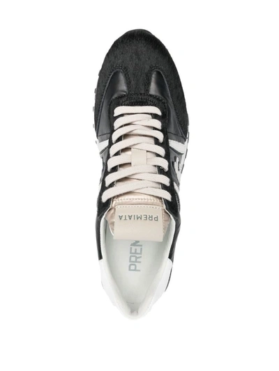 Shop Premiata Lucy Low-top Sneakers In Black