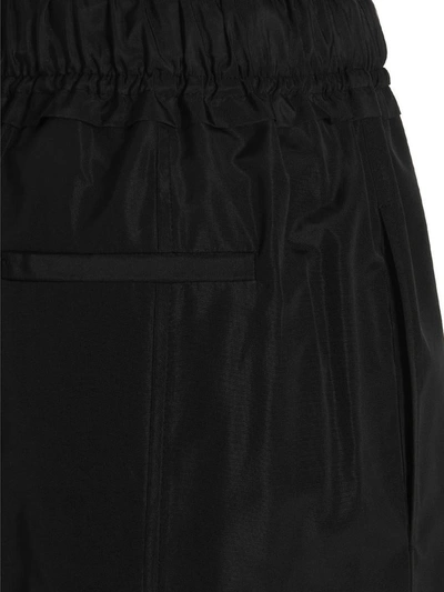 Proenza Schouler Nylon And Silk Taffeta Trousers In Black