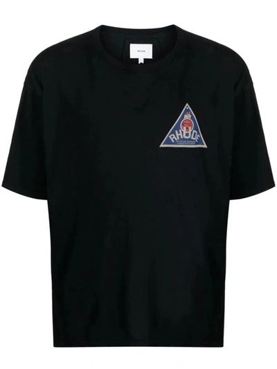 Shop Rhude Cadeux Sundry T-shirt Clothing In Black