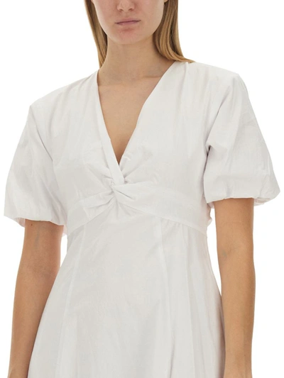 Shop Staud "finley" Dress In White
