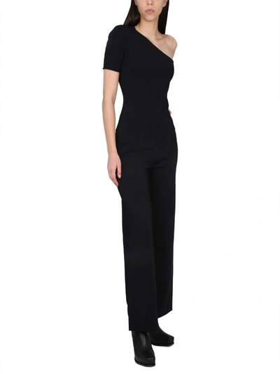 Shop Stella Mccartney One-shoulder Jumpsuit In Black