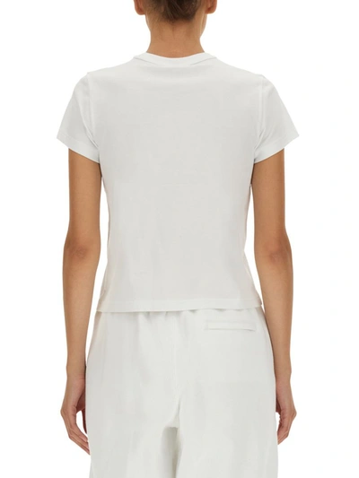 Shop Alexander Wang T T By Alexander Wang Essential Shrunk T-shirt In White
