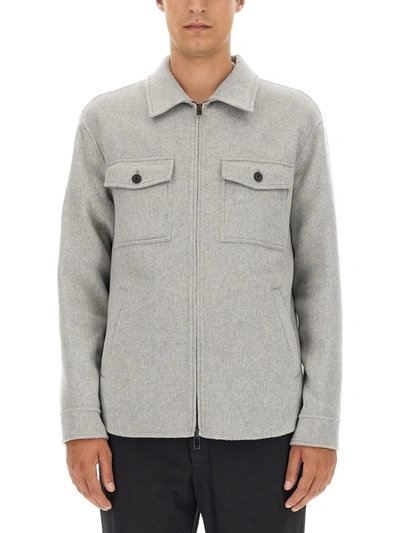 Theory Wool Jacket In Grey