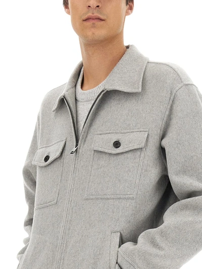 Theory Wool Jacket In Grey