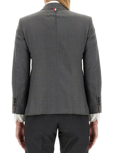 Shop Thom Browne Classic Sports Coat In Grey