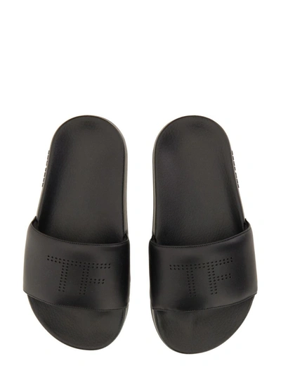 Shop Tom Ford Slide Sandal In Black