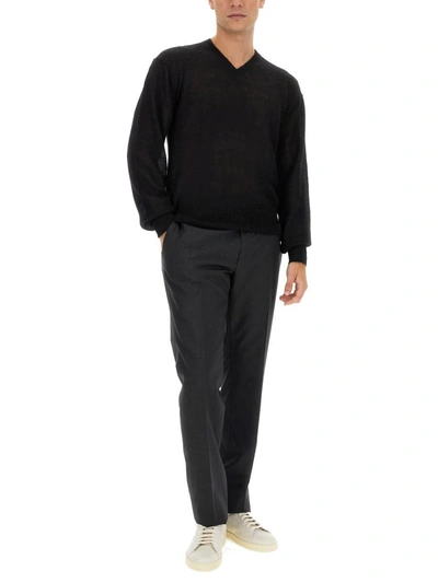 Shop Tom Ford V-neck Sweater In Black