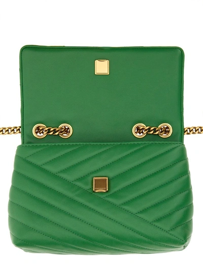 Shop Tory Burch Kira Small Shoulder Bag In Green