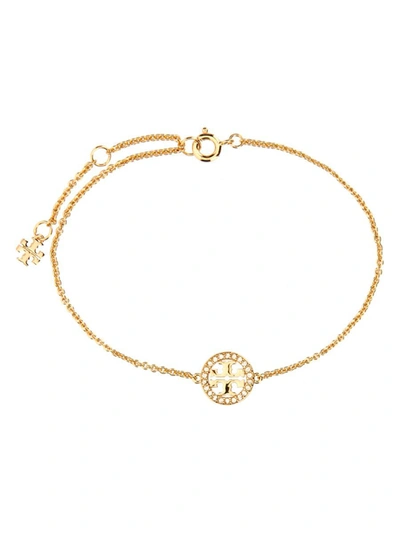 Shop Tory Burch Miller Chain Bracelet In Gold