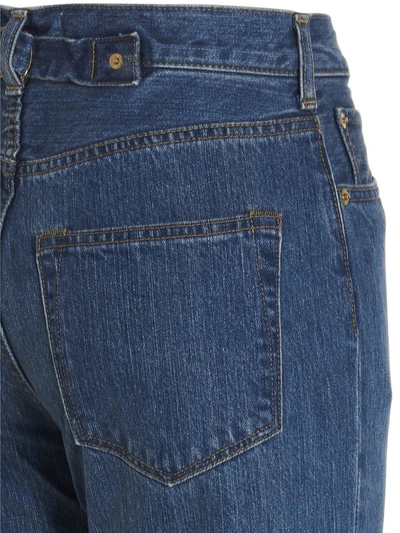 Shop Tu Es Mon Tresor 'the Amber' Jeans In Blue