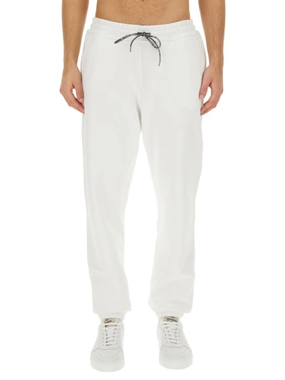 Shop Vivienne Westwood Jogging Pants With Logo Unisex In White
