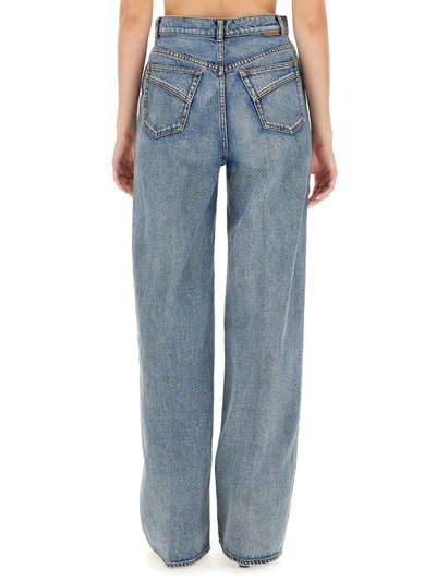 Shop Zimmermann Jeans Wide Leg In Denim